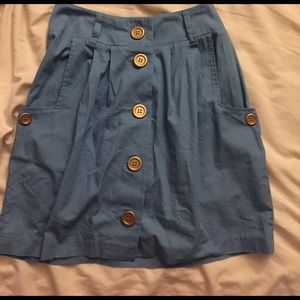 Blue urban outfitters pocket skirt size small